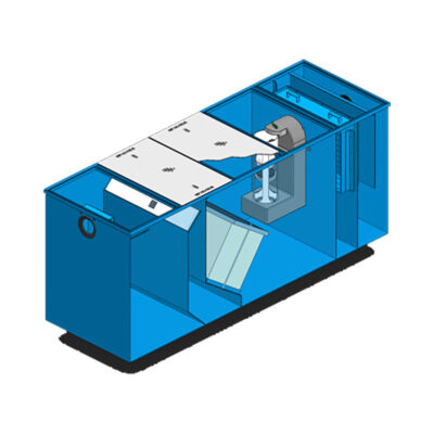 Olieudskiller ISD IHDC 1,5 l/s med slamfang